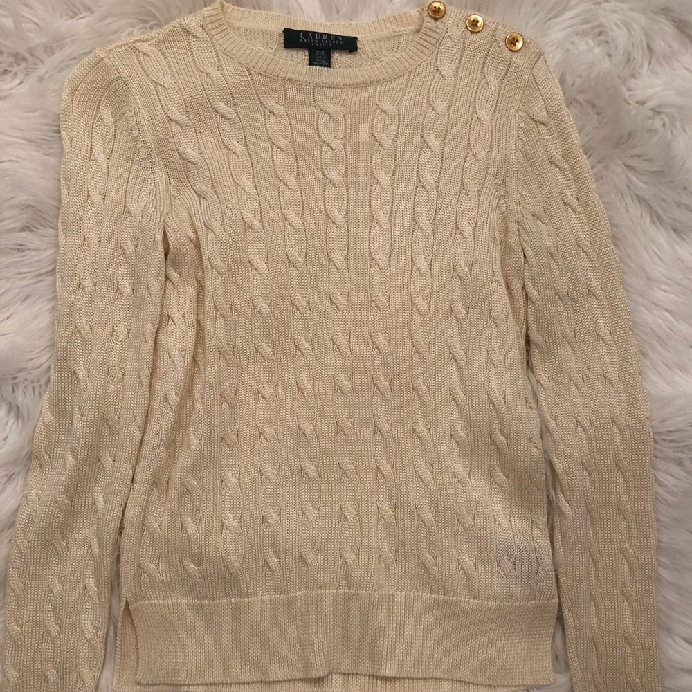 Cream sweater